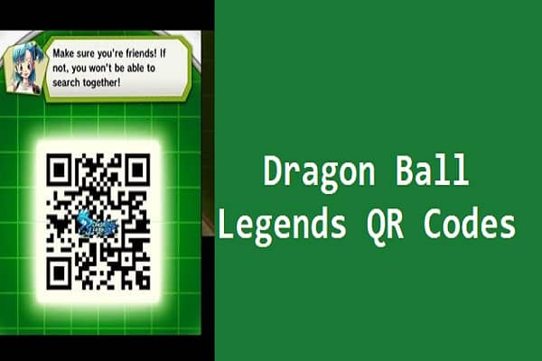 Dragon Ball Legends QR Codes