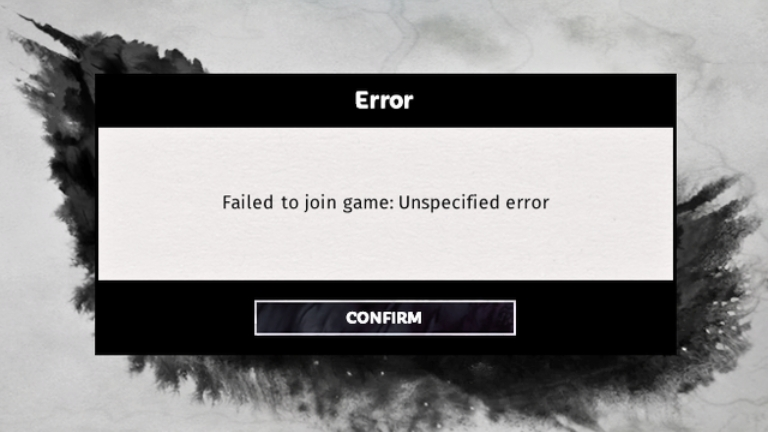 total war warhammer 3 failed to join game unspecified error