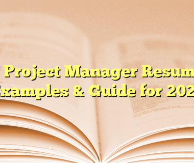 7 Project Manager Resume Examples & Guide for 2025