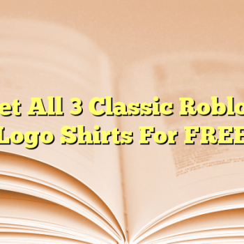 Get All 3 Classic Roblox Logo Shirts For FREE