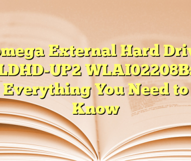 Iomega External Hard Drive LDHD-UP2 WLAI02208B: Everything You Need to Know