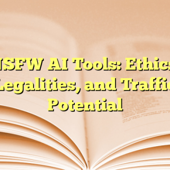 NSFW AI Tools: Ethics, Legalities, and Traffic Potential