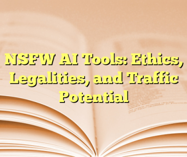 NSFW AI Tools: Ethics, Legalities, and Traffic Potential