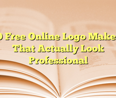 10 Free Online Logo Makers That Actually Look Professional