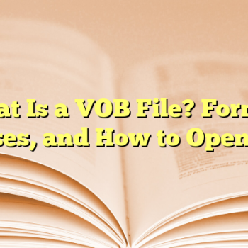 What Is a VOB File? Format, Uses, and How to Open It