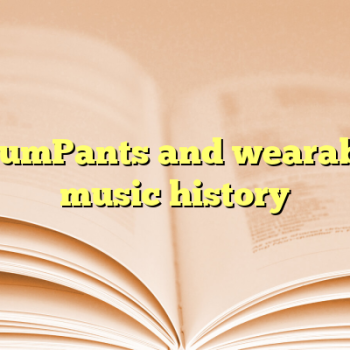 DrumPants and wearable music history