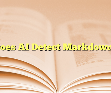 Does AI Detect Markdown?