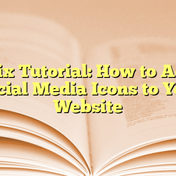 Wix Tutorial: How to Add Social Media Icons to Your Website