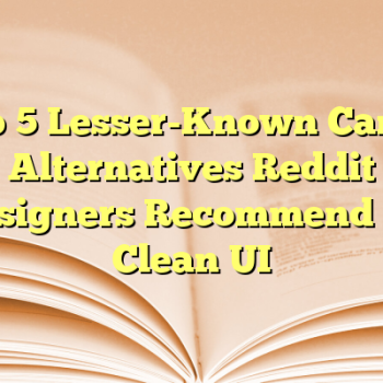 Top 5 Lesser-Known Canva Alternatives Reddit Designers Recommend for Clean UI