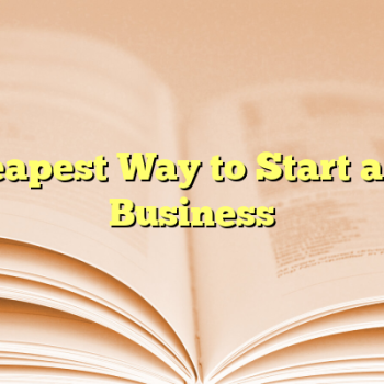 Cheapest Way to Start a UK Business