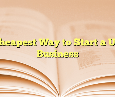 Cheapest Way to Start a UK Business