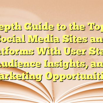 In‑Depth Guide to the Top 10 Social Media Sites and Platforms With User Stats, Audience Insights, and Marketing Opportunities