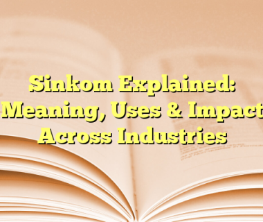Sinkom Explained: Meaning, Uses & Impact Across Industries