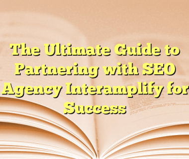 The Ultimate Guide to Partnering with SEO Agency Interamplify for Success