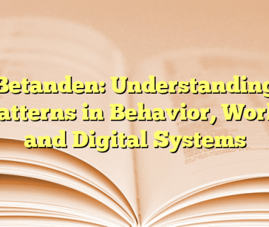 Betanden: Understanding Patterns in Behavior, Work, and Digital Systems