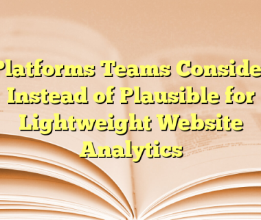 Platforms Teams Consider Instead of Plausible for Lightweight Website Analytics