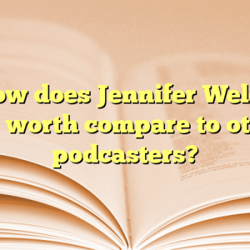 How does Jennifer Welch net worth compare to other podcasters?