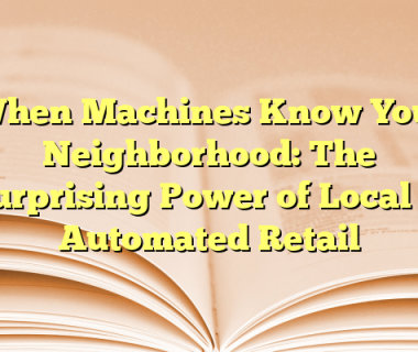 When Machines Know Your Neighborhood: The Surprising Power of Local in Automated Retail
